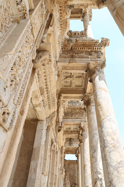 Library of Celsus in Ephesus - Fotoğraf, Görsel
