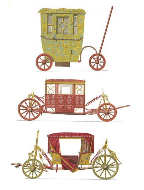 Illustration of the carriage. - Photo, Image
