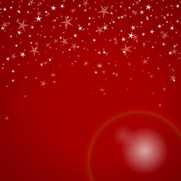 red background with sparks - Vector, Imagen
