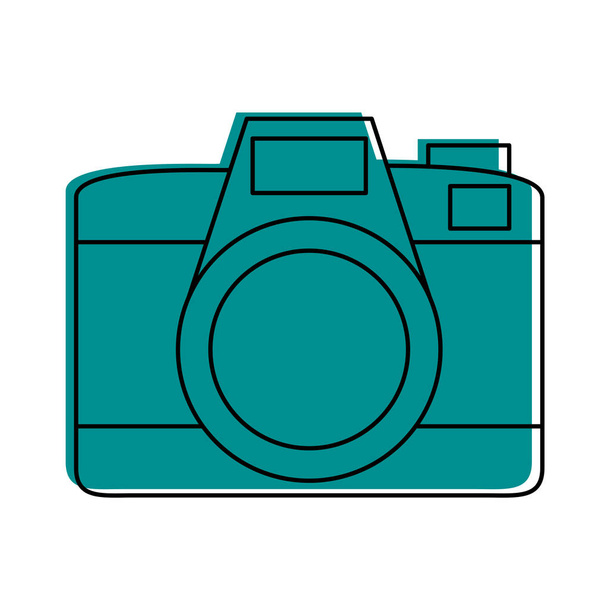 дизайн векторной иллюстрации изображения иконки фотокамеры
  - Вектор,изображение