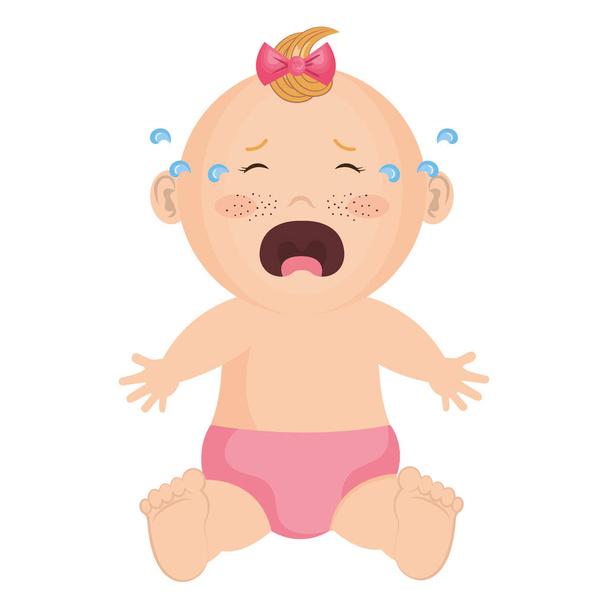 Vêtements de bébé pleurer
 - Vecteur, image