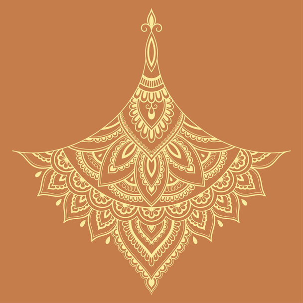 Modèle de fleur de tatouage au henné. Style Mehndi. Ensemble de motifs ornementaux dans le modèle de fleur de tatouage style oriental henné. Style Mehndi. Ensemble de motifs ornementaux dans le style oriental
. - Vecteur, image