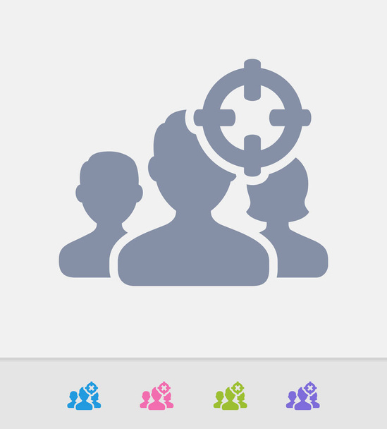 Targeted Demographics - Granite Icons - Vector, Image