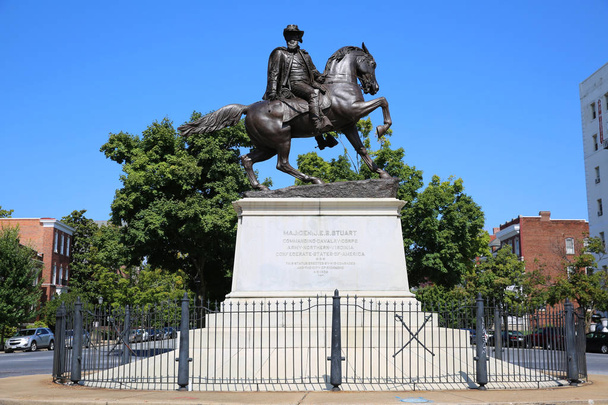 Jeb Stuart anıt, Richmond, Virginia - Fotoğraf, Görsel
