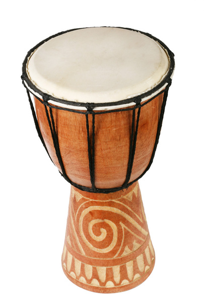 oryginalny bęben djembe afrykański - Zdjęcie, obraz