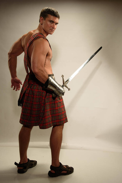 Le beau Highlander attend
 - Photo, image