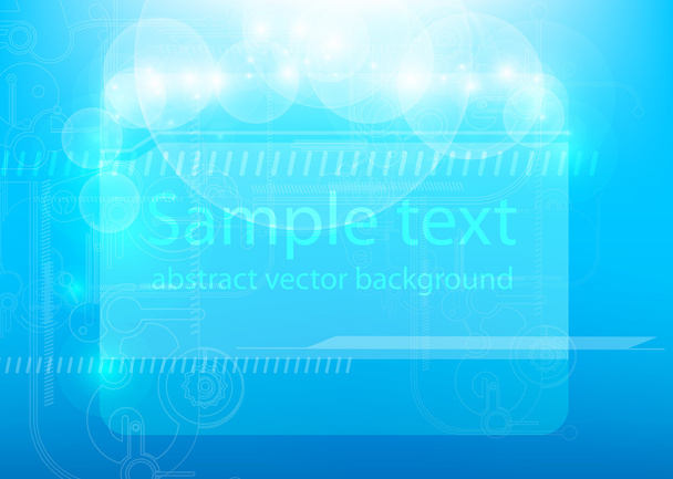 Digital background for techno design. - Vector, afbeelding