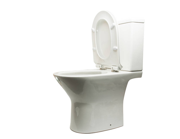 White toilet bowl isolated  - Фото, изображение