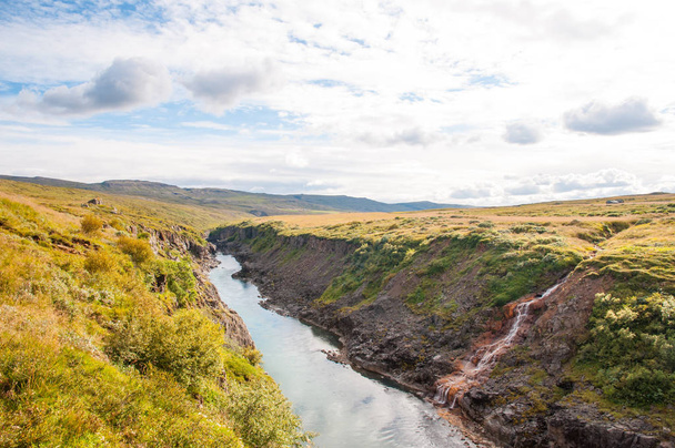 Jokulsa ποταμός στη Βόρεια Ισλανδία - Φωτογραφία, εικόνα