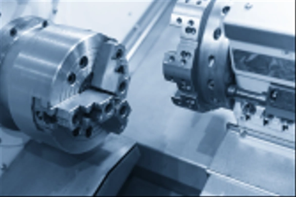 CNC токарний верстат машина або поворотним машина  - Фото, зображення