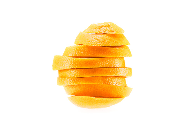 friss, szeletelt narancs - Fotó, kép
