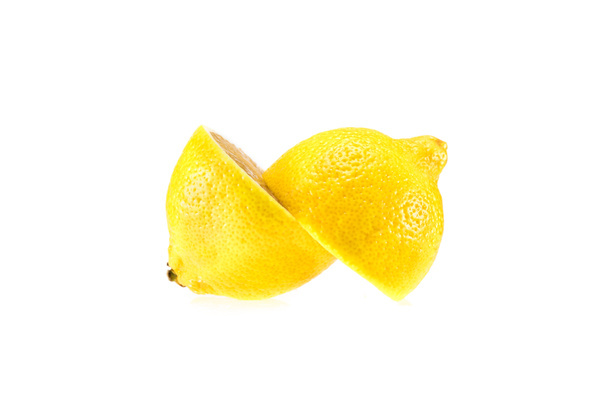 yellow halved lemon - Фото, изображение