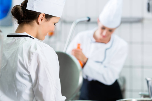  Female chefs at kitchen - Foto, Imagem
