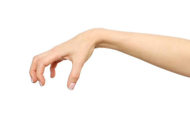 Female hand reaching for something - Фото, зображення