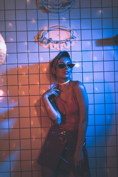 girl on disco party  - Zdjęcie, obraz