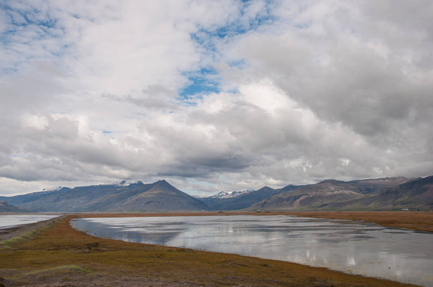 Исландский сельский пейзаж в Хорнафьорде
 - Фото, изображение