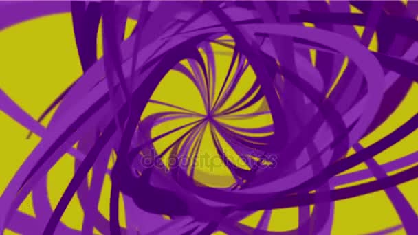 4k Línea de hélice abstracta, papel de escombros, partícula espiral, fondo de curva de cinta
. - Imágenes, Vídeo