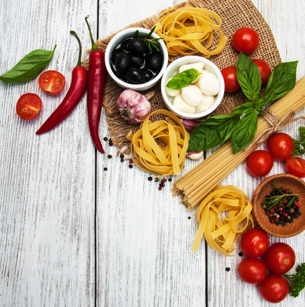 italian food ingredients - Foto, Bild
