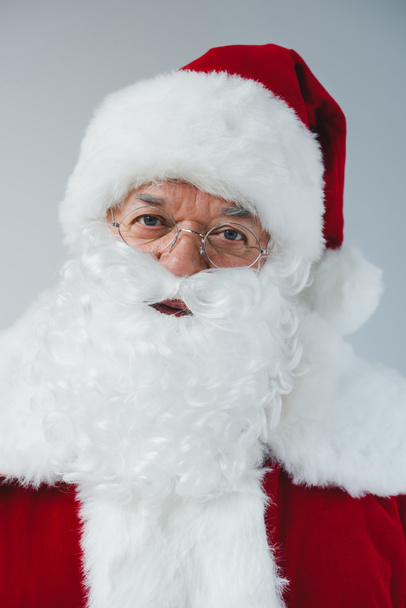 santa claus in hat and eyeglasses - Photo, Image