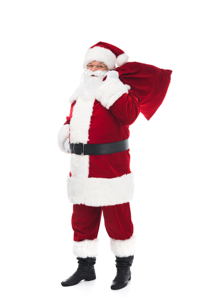 Санта-Клаус с сумкой
 - Фото, изображение