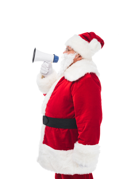 Babbo Natale con megafono
 - Foto, immagini