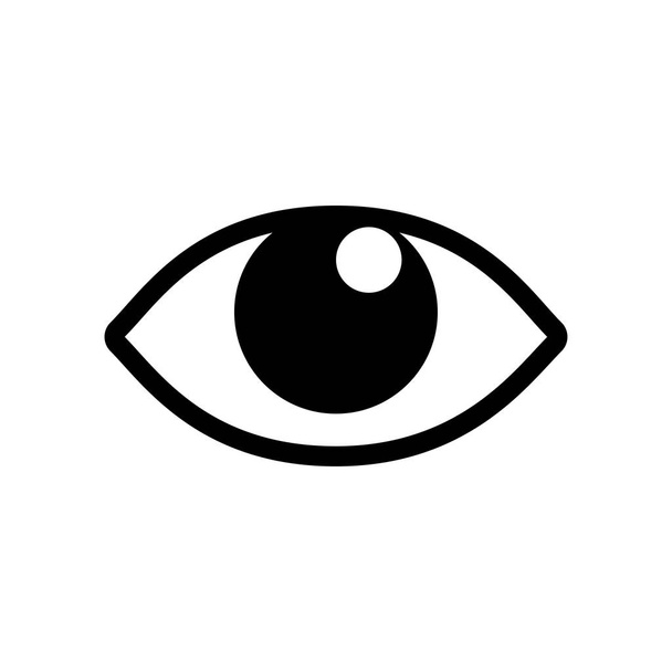 Pictografía del icono del ojo - vector de diseño icónico
 - Vector, Imagen