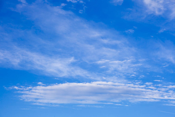 the beautiful blue sky with clouds background. Sky clouds. - Foto, immagini