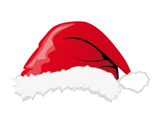 Шляпа Санта-Клауса - Вектор,изображение