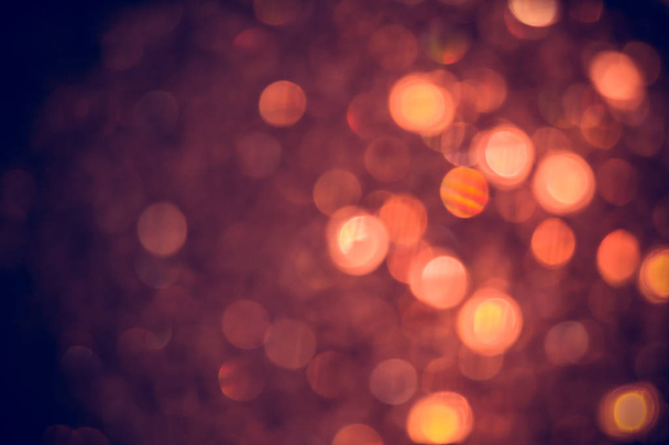 Bokeh orange lights in celebration  - Foto, afbeelding