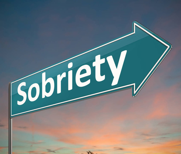 Sobriety sign concept. - Photo, Image