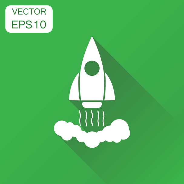 Rakéta ikonra. Üzleti koncepció rakéta elindítását piktogram. Vektor il - Vektor, kép