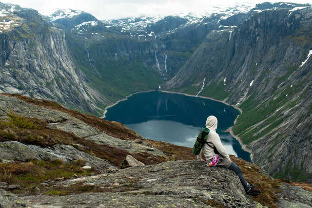 Trolltunga in Norway is fabulous beauty - Foto, Bild