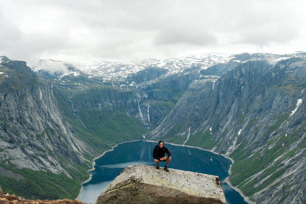 Trolltunga in Norway is fabulous beauty - Valokuva, kuva