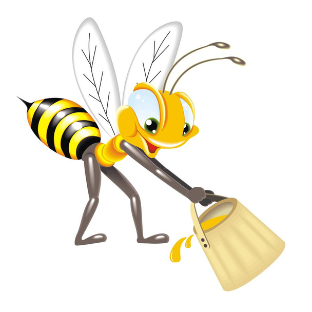 vektorové ilustrace včela  - Vektor, obrázek