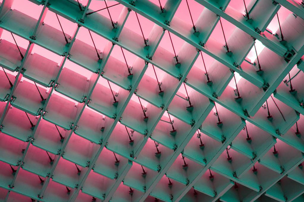 abstract geometric roof construction - Valokuva, kuva
