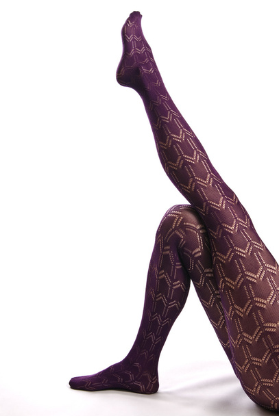 piernas femeninas en pantimedias - Foto, Imagen