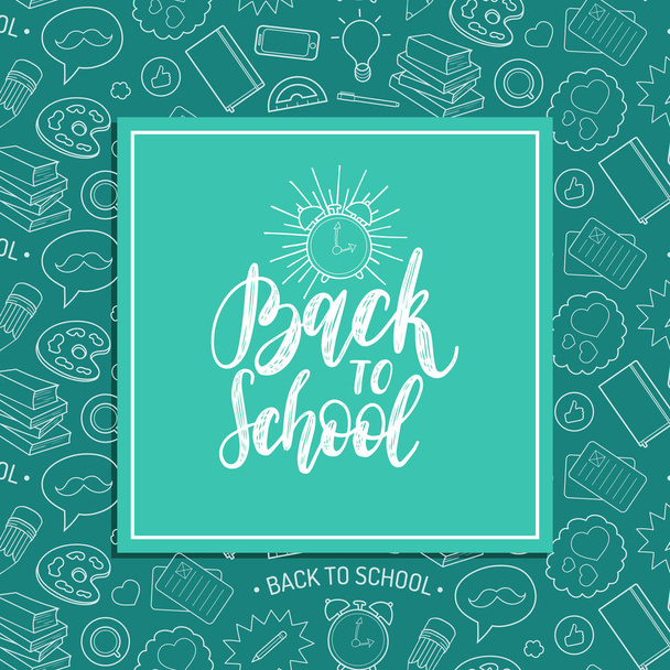 Back To School poster - Vector, Image