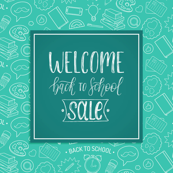Back To School Sale poster - Vector, Image