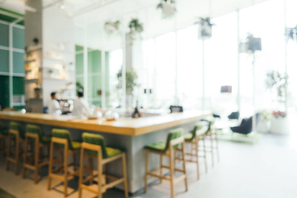 Cafetería abstracta borrosa y desenfocada cafetería y restaurante inte
 - Foto, imagen