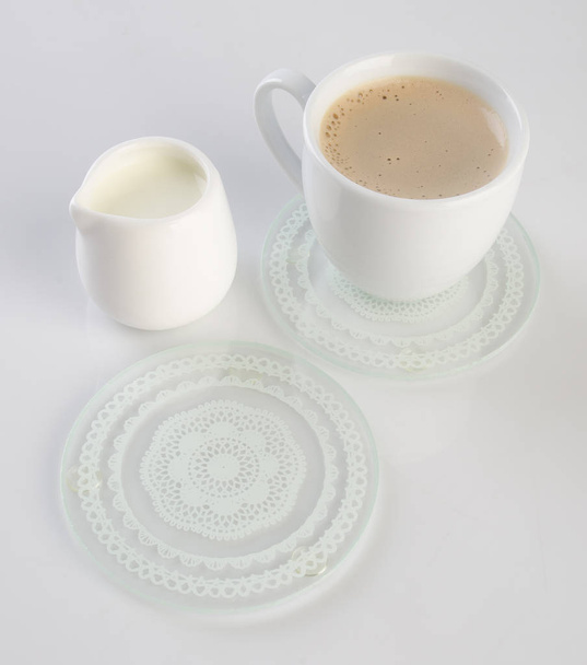 tea or hot tea cup on a background. - Fotografie, Obrázek