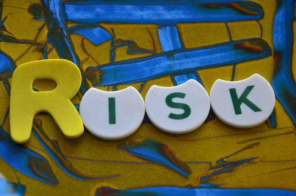 slovo riziko a resumé - Fotografie, Obrázek