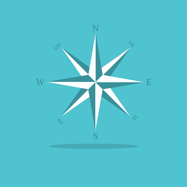 Steeg van de Wind voor webdesign - Vector, afbeelding