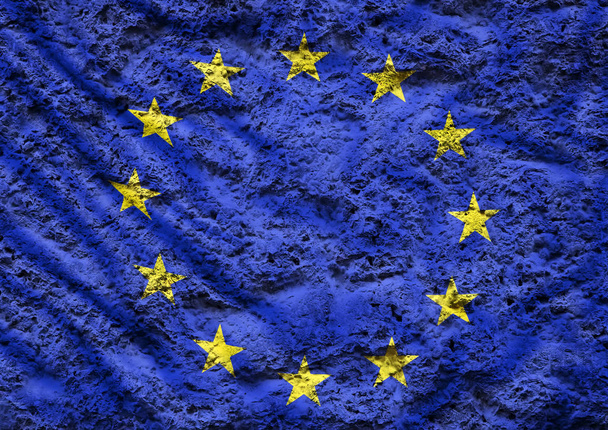 bandera de la Unión Europea - Foto, imagen