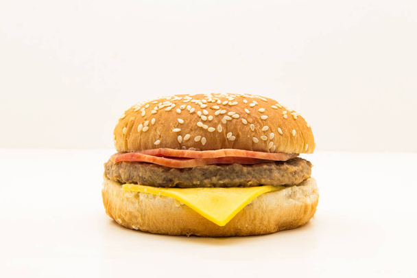 Sanduiche X Bacon de Hamburger - Photo, image