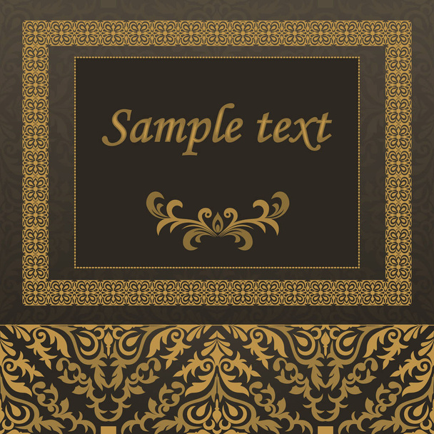 Elegant invitation cards. Vector illustration - Vector, Imagen