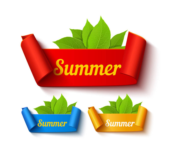 Summer sale banner - Vektor, obrázek
