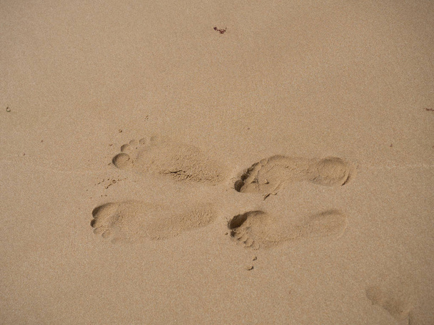 pegadas na areia - Foto, Imagem