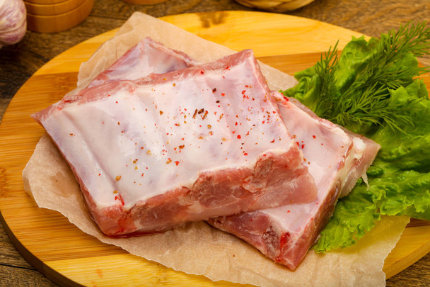 Côtes de porc crues - Photo, image