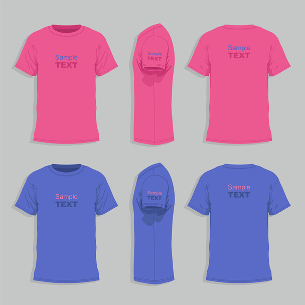 Men's t-shirt design template - Vector, Image
