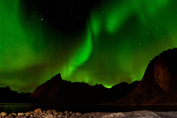 Polarlichter oder Nordlichter, Norwegen - Foto, Bild